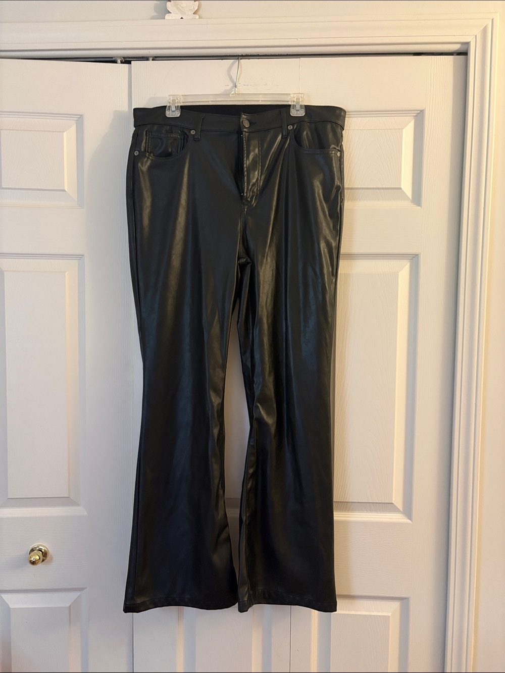 GAP ‘70s Flare High Rise Faux Leather Pants